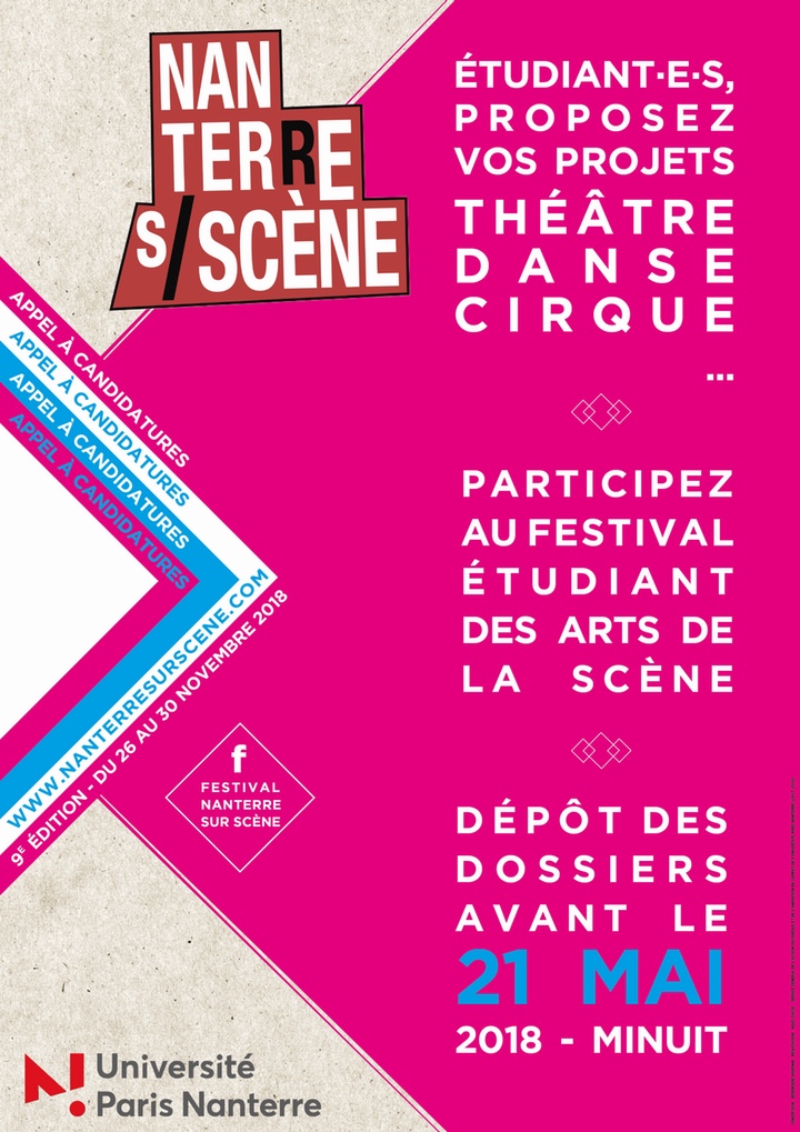 Nanterre sur scène - Festival des arts de la scène - Appel à projets Nanterre sur scène - Festival des arts de la scène - Appel à projets